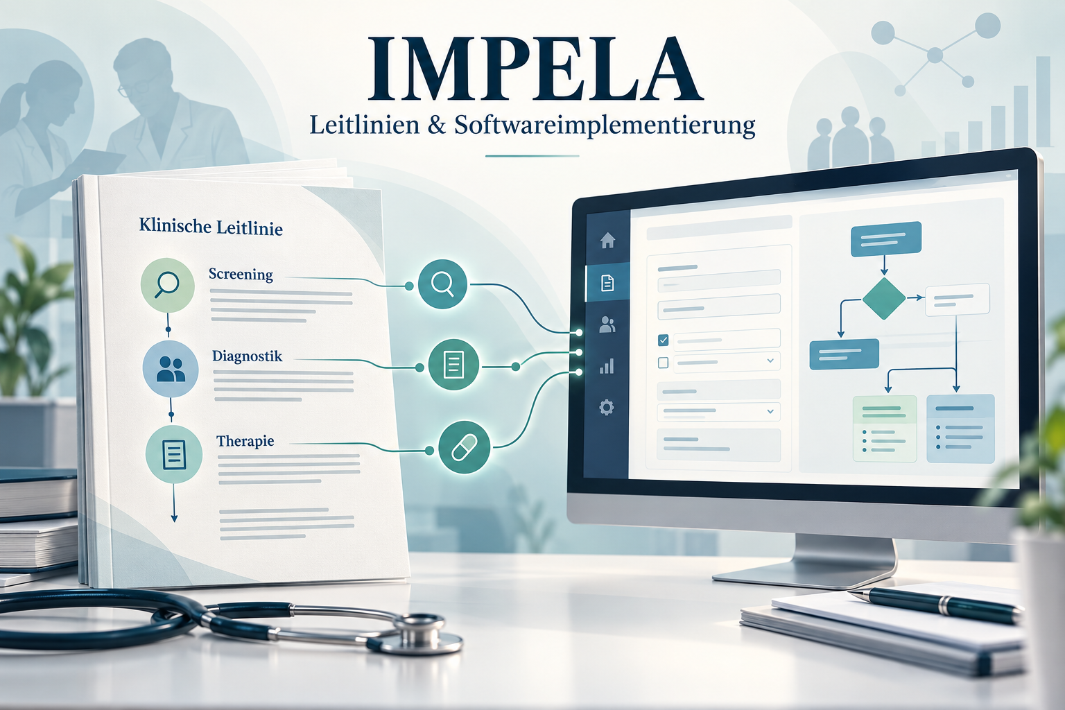 IMPELA: klinische Leitlinien und ihre Implementierung in Forschungssoftware